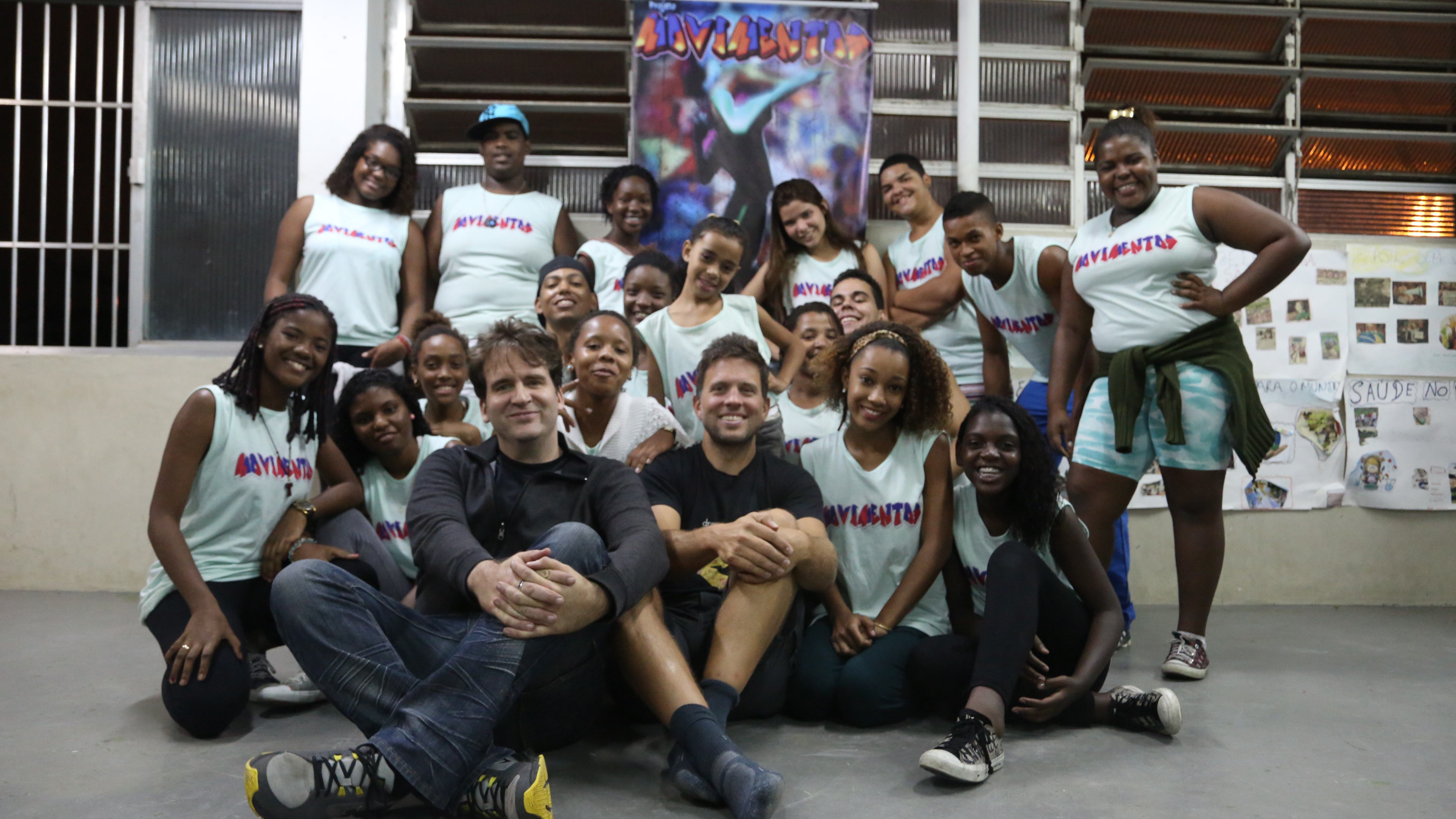 Adany Lima runs the only youth dance troupe, Movimentos, in Cidade de Deos, a favela made famous by a movie of the same name.